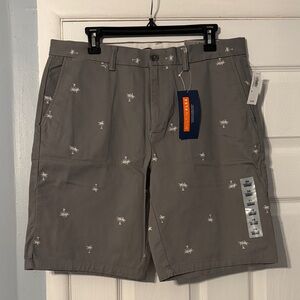 Old Navy Gray Palm Print Men's Shorts